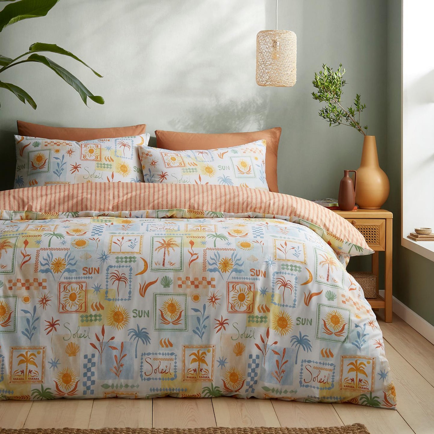 Soleil Multi Reversible Duvet Set