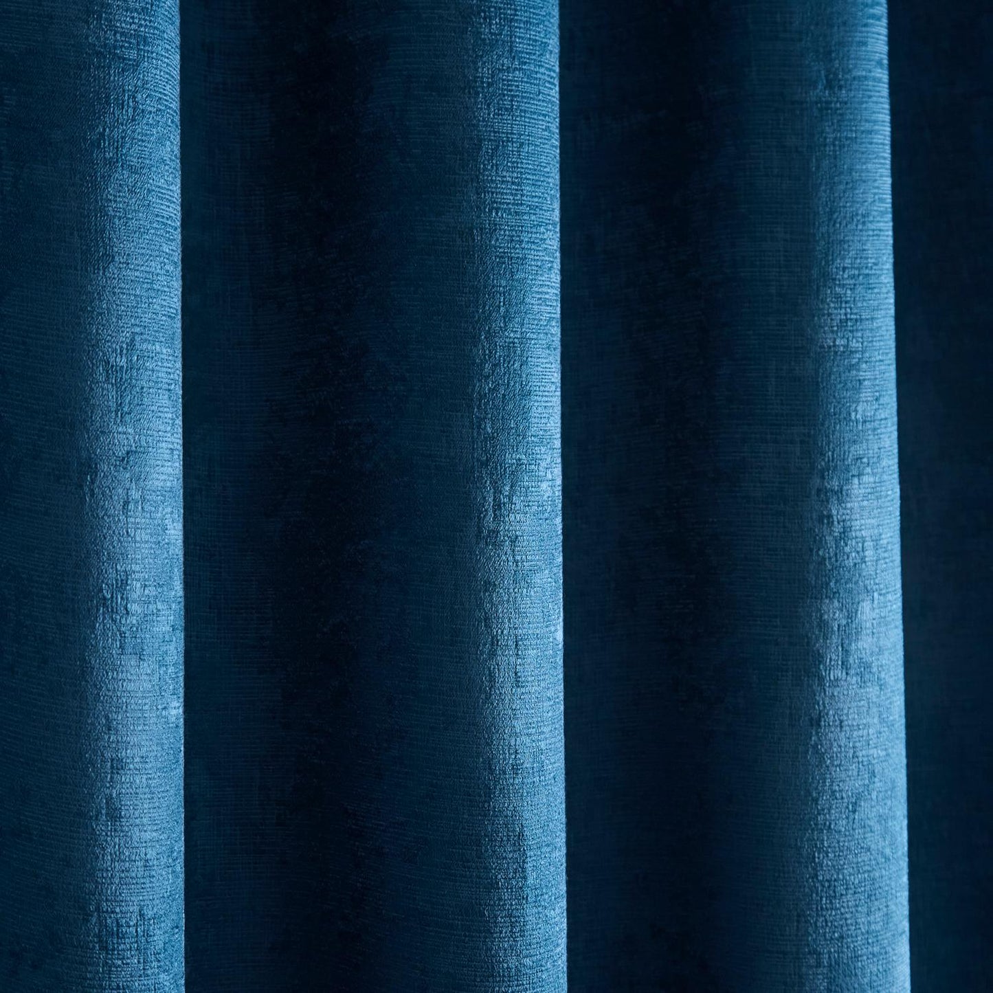 Strata Dark Teal Dim Out Eyelet Curtains