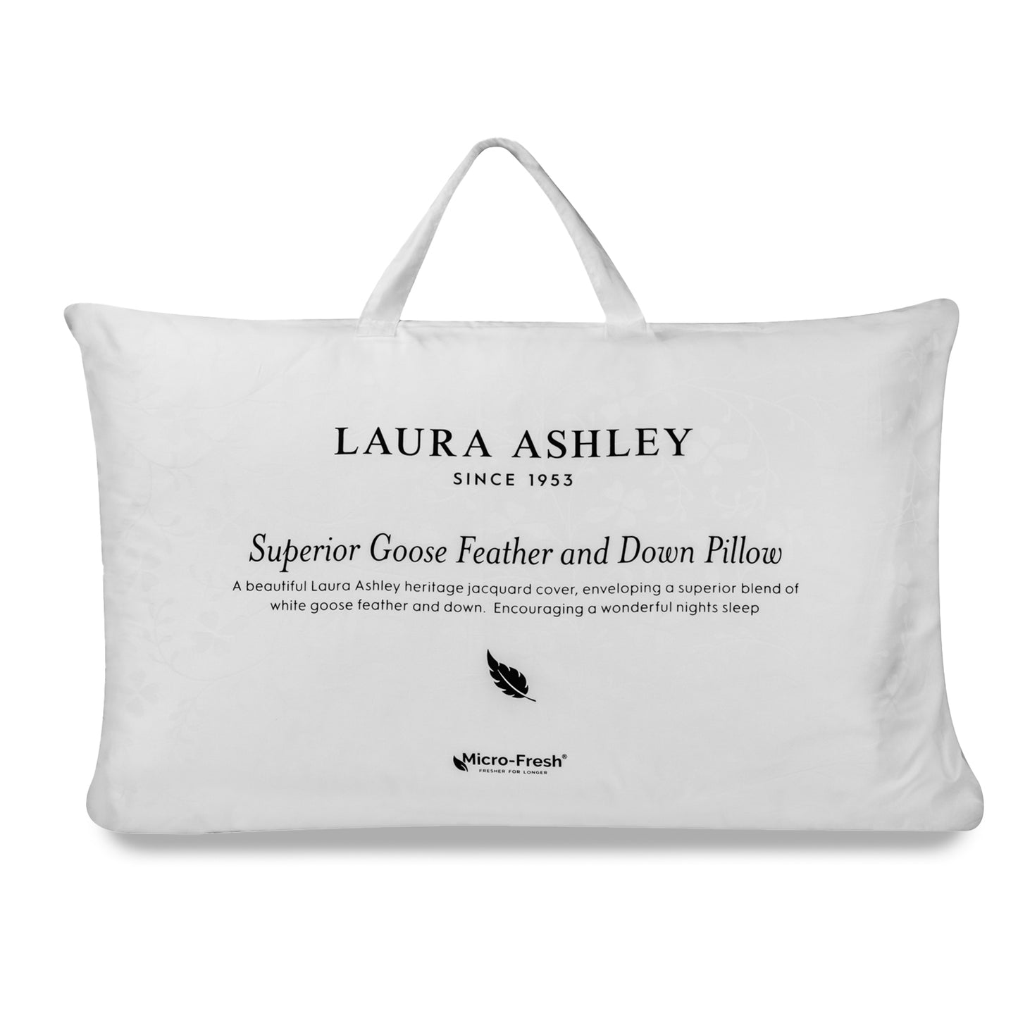 Laura Ashley Luxury Goose Feather and Down Pillow