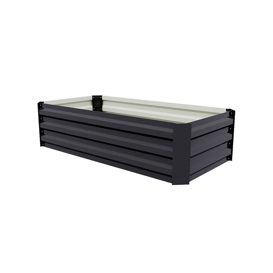 Rectangular Galvanised Raised Garden Bed 100cm