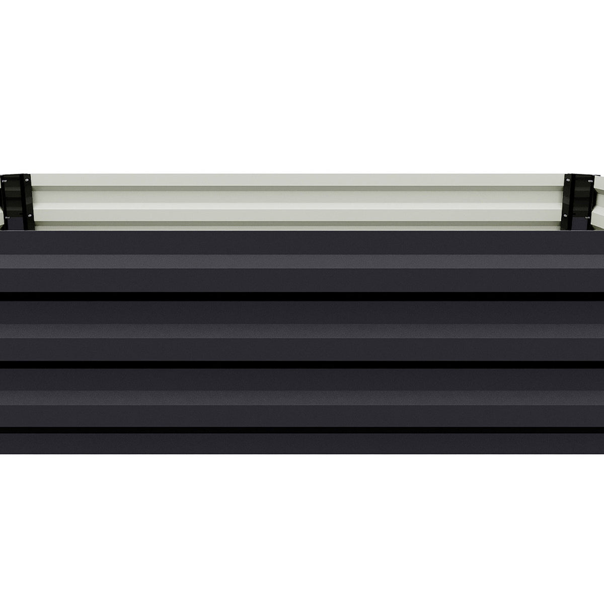 Rectangle Black Steel Raised Garden Bed