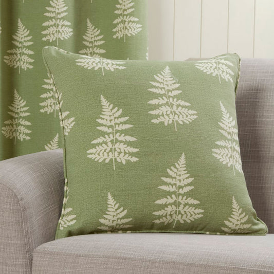 Esher Fern Green Filled Cushion (45cm x 45cm)