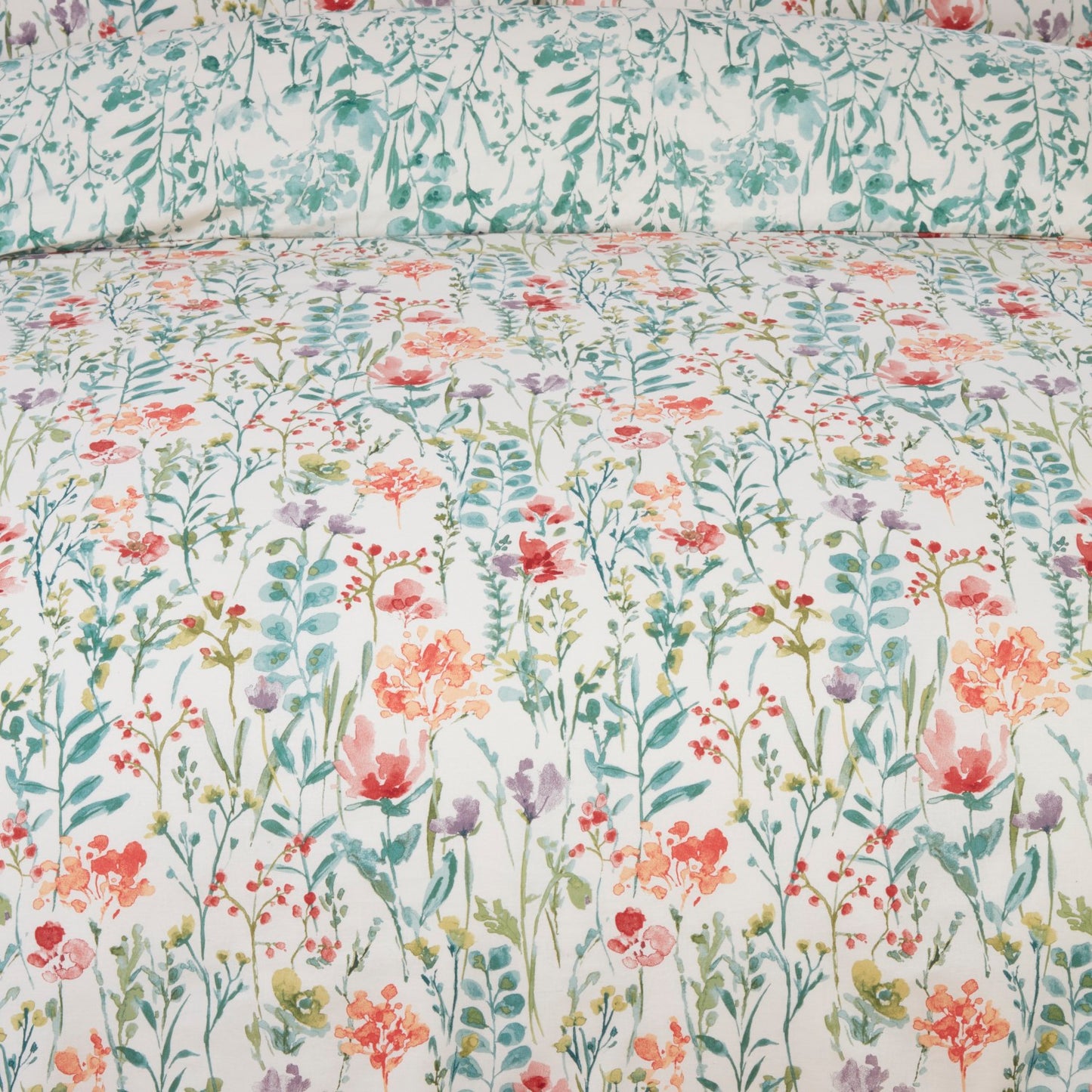 Amaryllis Floral Multi Reversible Duvet Set