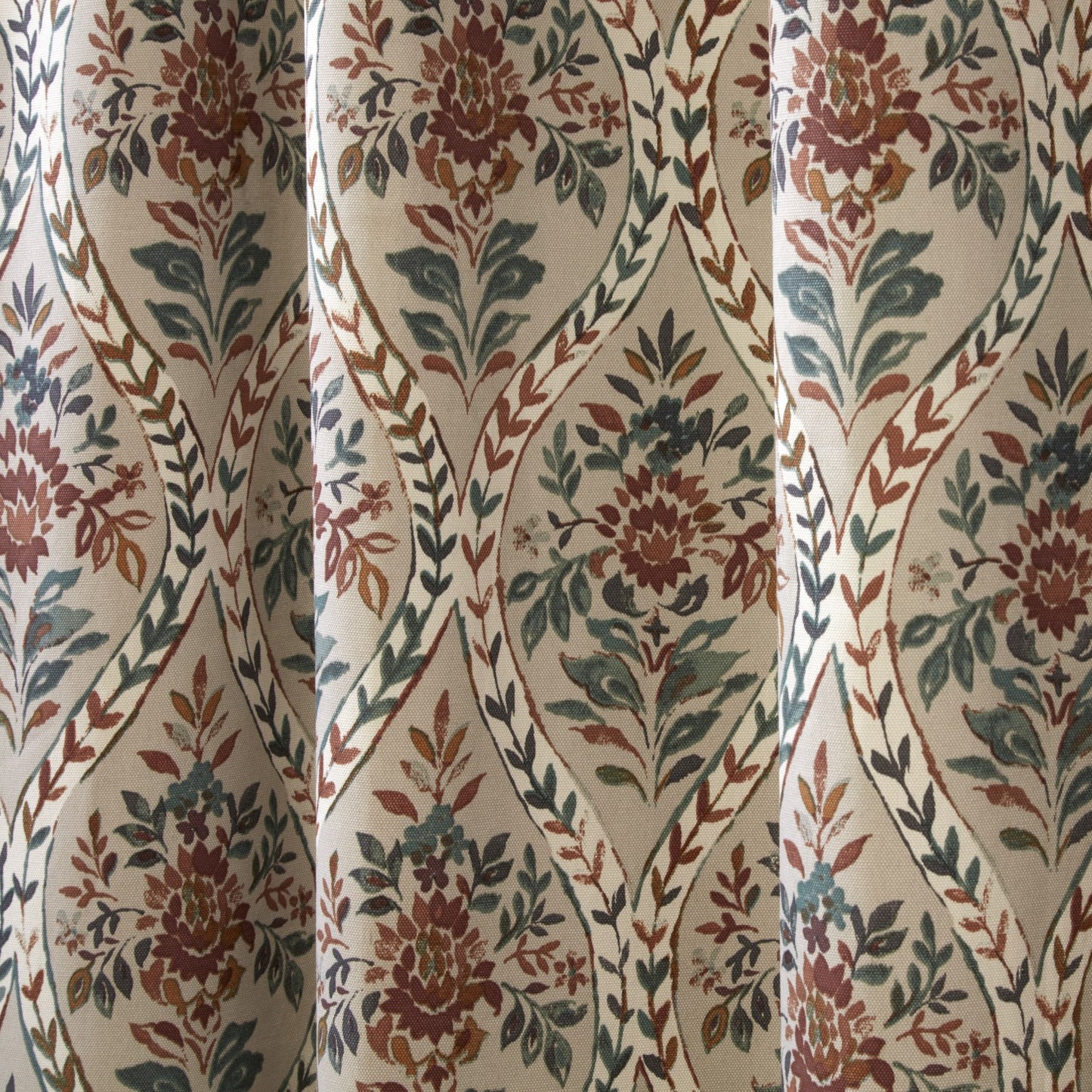 Buttermere Autumn Pencil Pleat Curtains