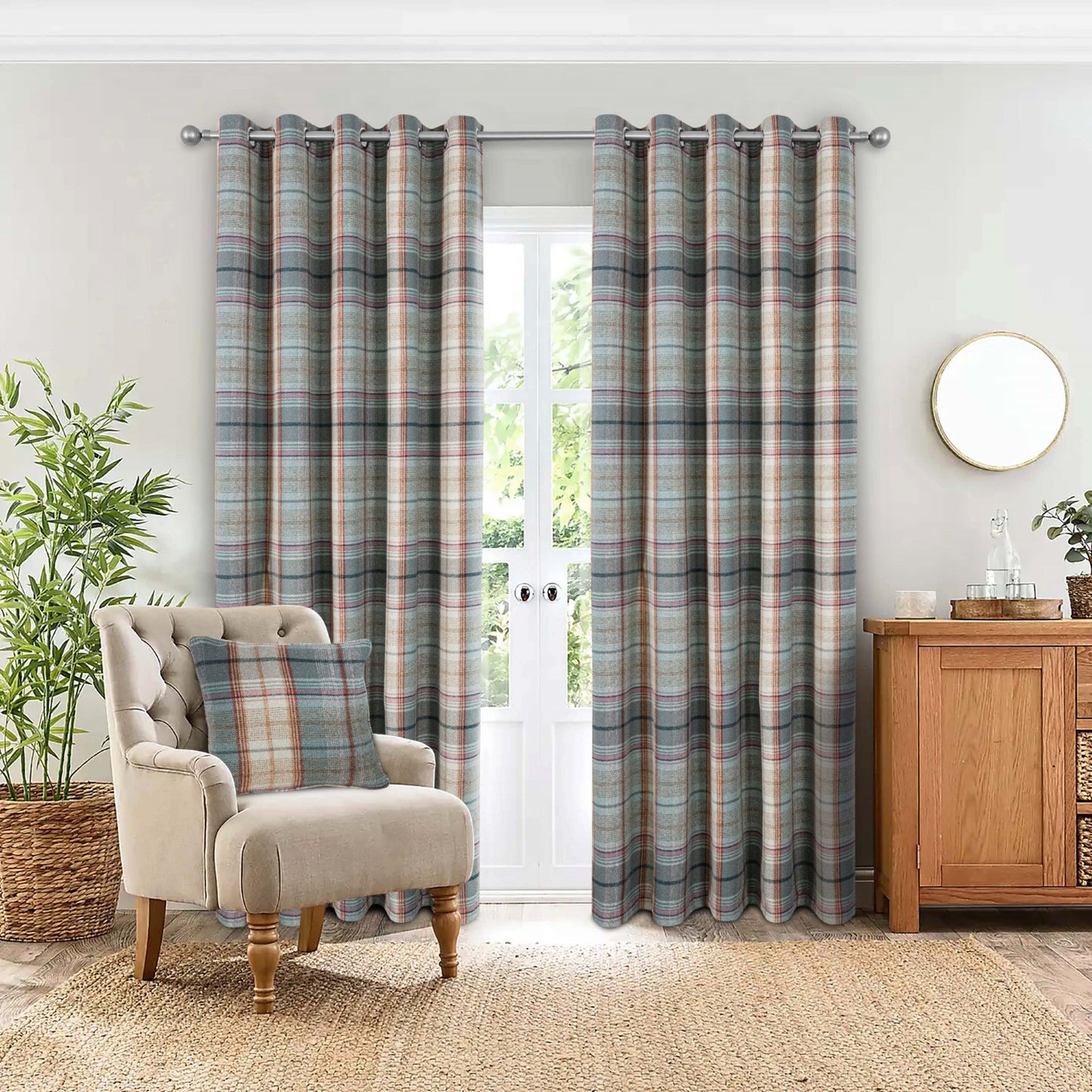 Gleneagles Tartan Steel Filled Cushion