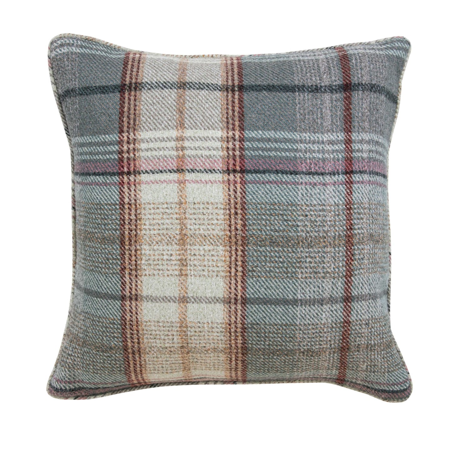 Gleneagles Tartan Steel Cushion Cover