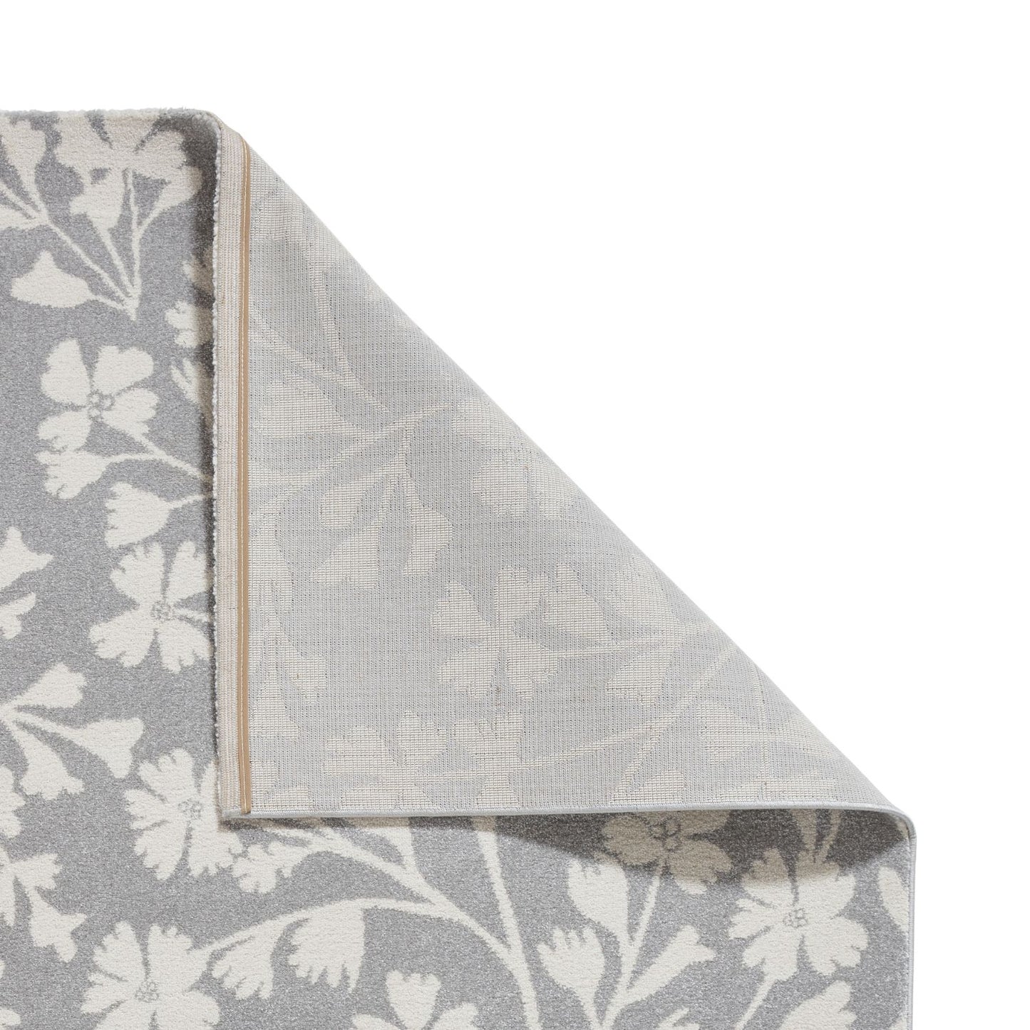 Catherine Lansfield Grace Floral Grey Rug