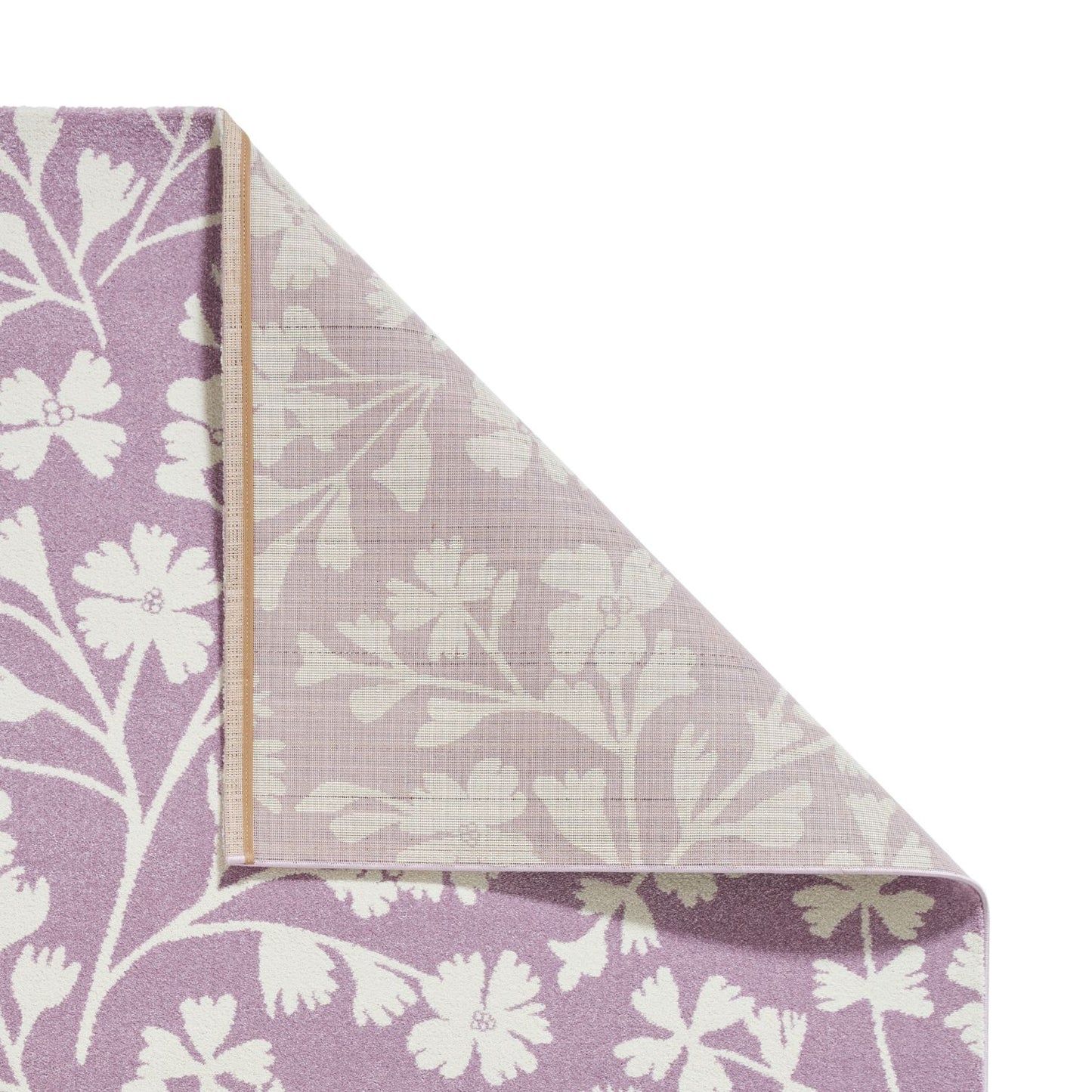 Catherine Lansfield Grace Floral Lilac Rug