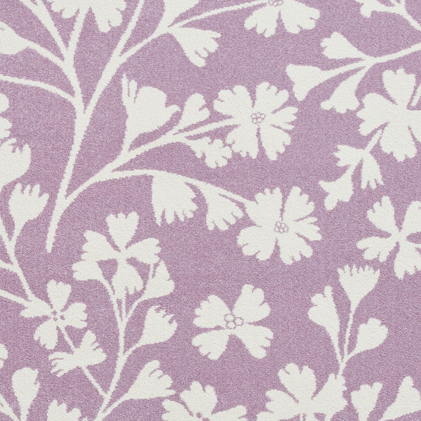 Catherine Lansfield Grace Floral Lilac Rug