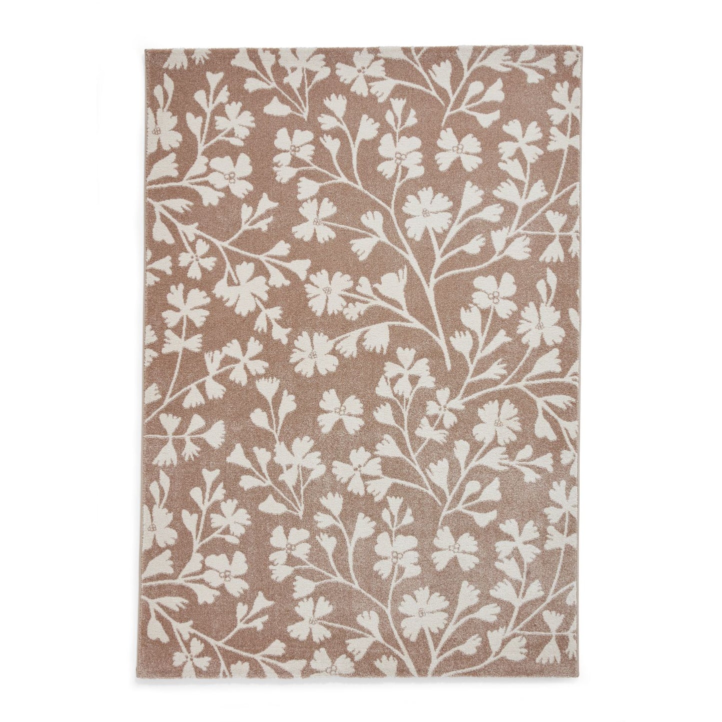 Catherine Lansfield Grace Floral Natural Rug