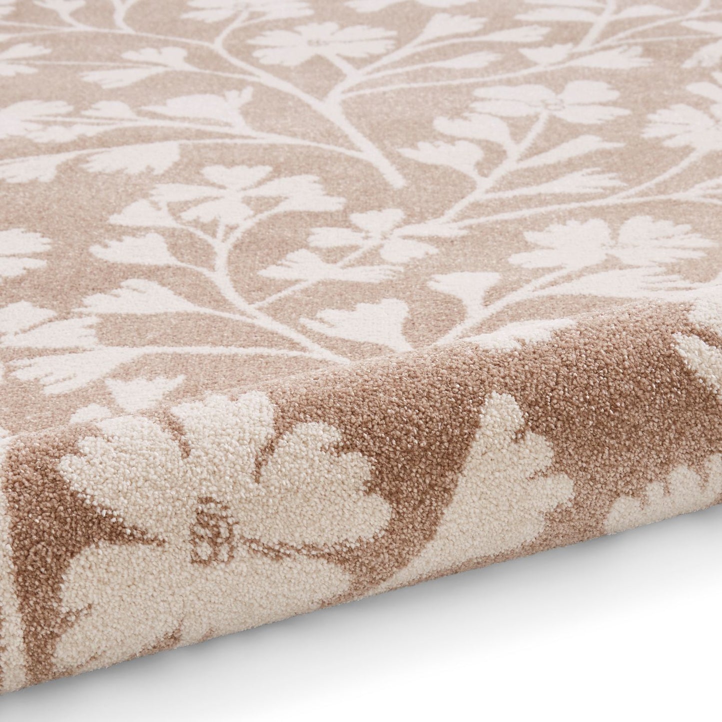 Catherine Lansfield Grace Floral Natural Rug