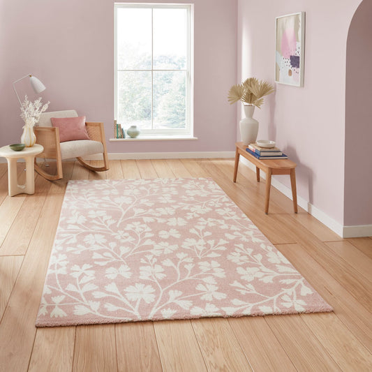 Catherine Lansfield Grace Floral Rose Rug