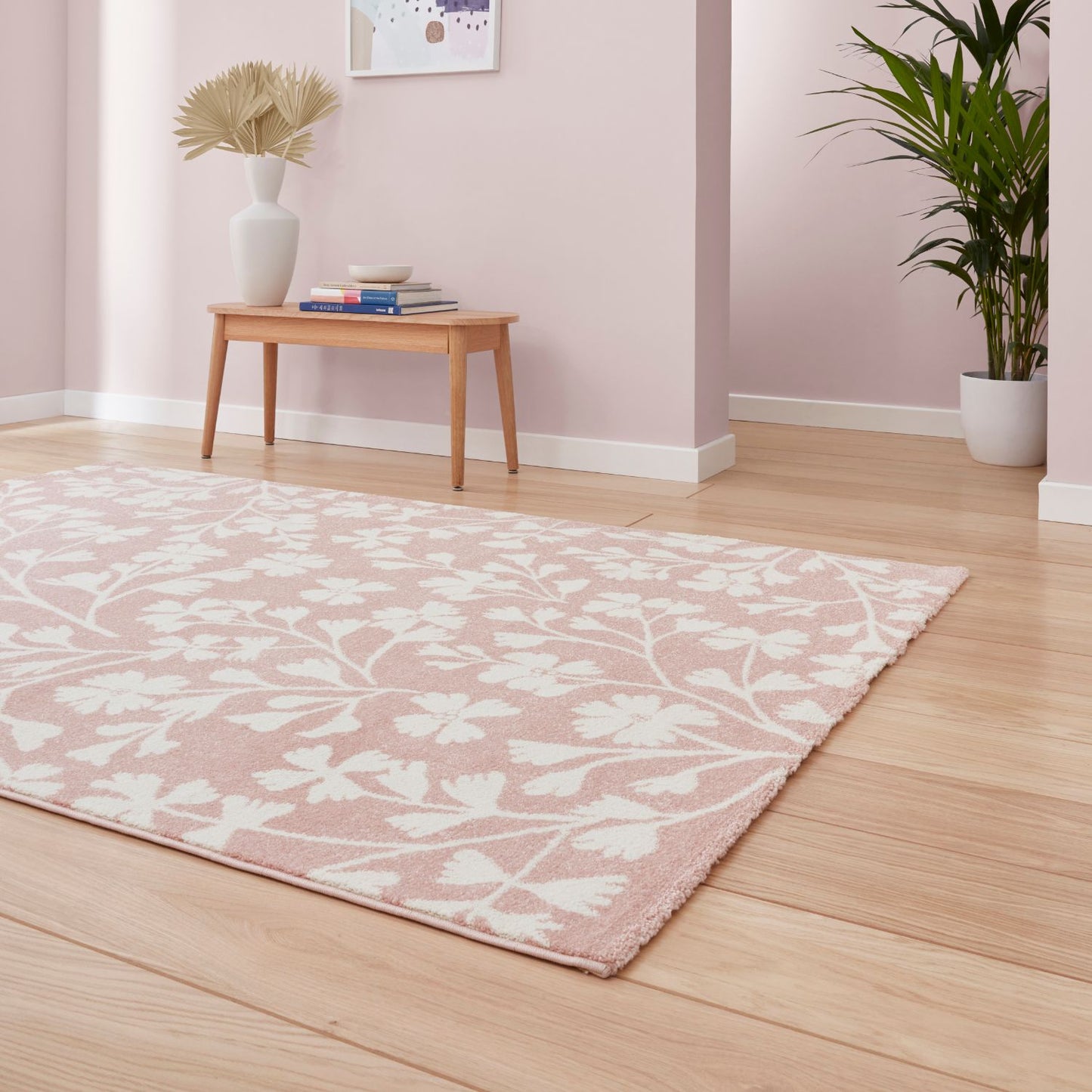 Catherine Lansfield Grace Floral Rose Rug