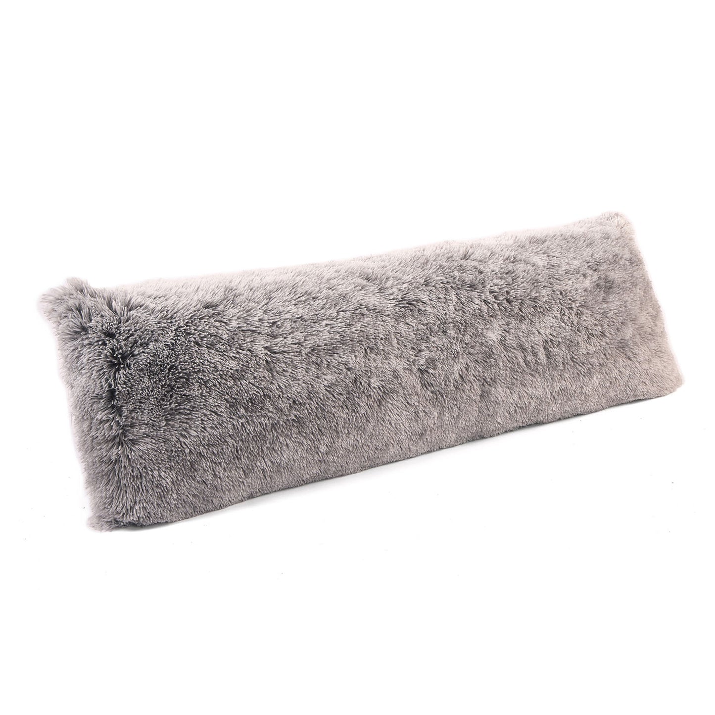 Long Hair Grey Bolster Pillow