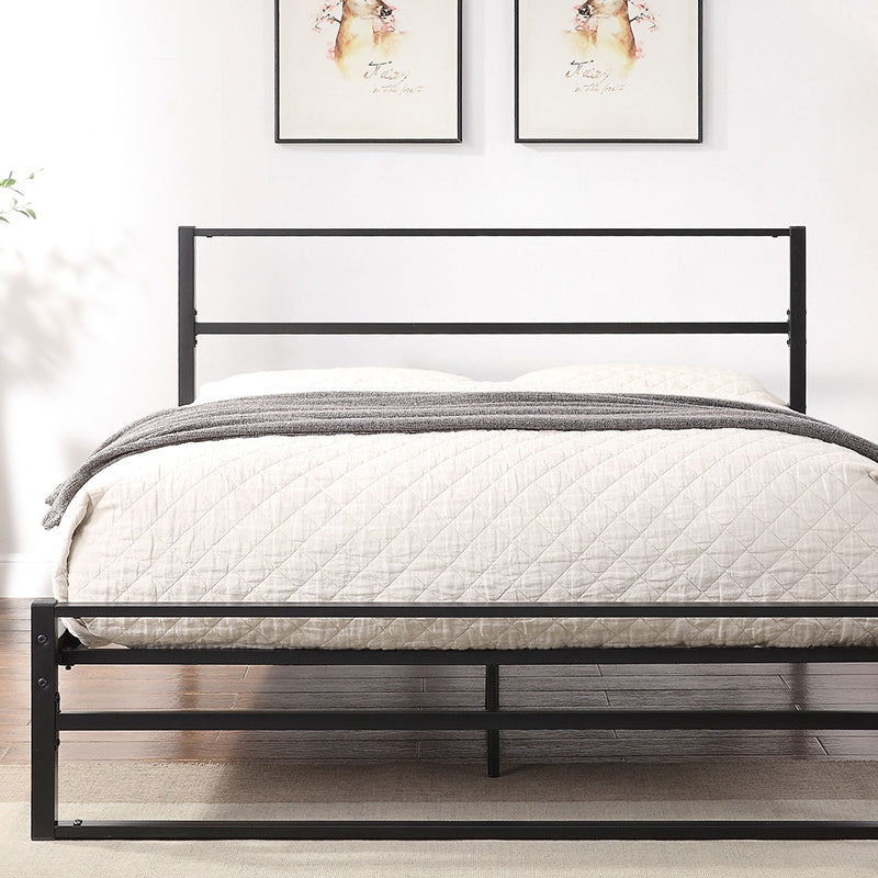 Hartfield Black Metal Bed