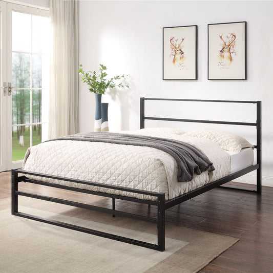 Hartfield Black Metal Bed