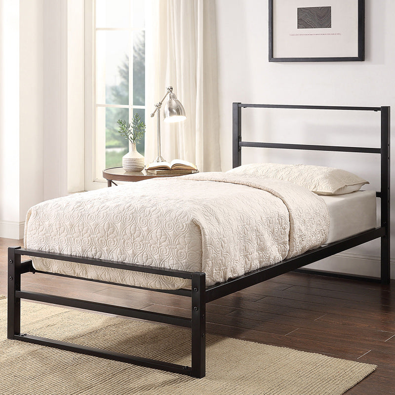 Hartfield Black Metal Bed