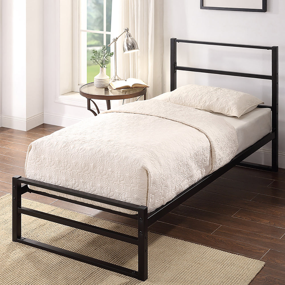 Hartfield Black Metal Bed