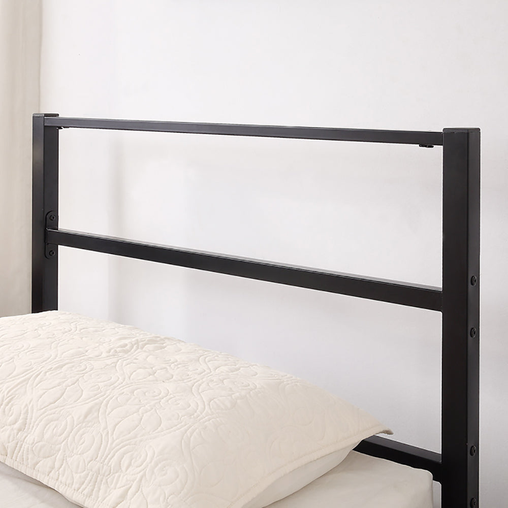 Hartfield Black Metal Bed