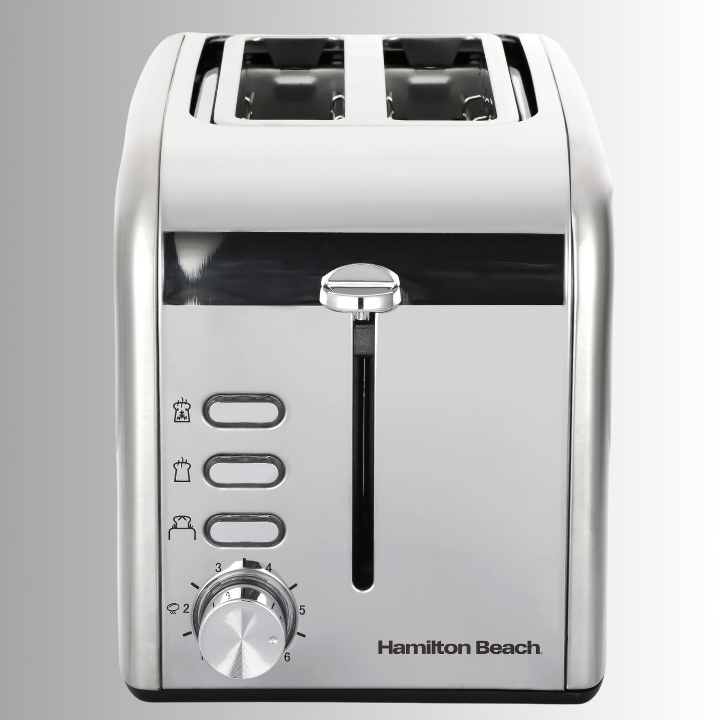 Hamilton Beach Rise Brushed And Polished Stainless Steel 2 Slice Toaster