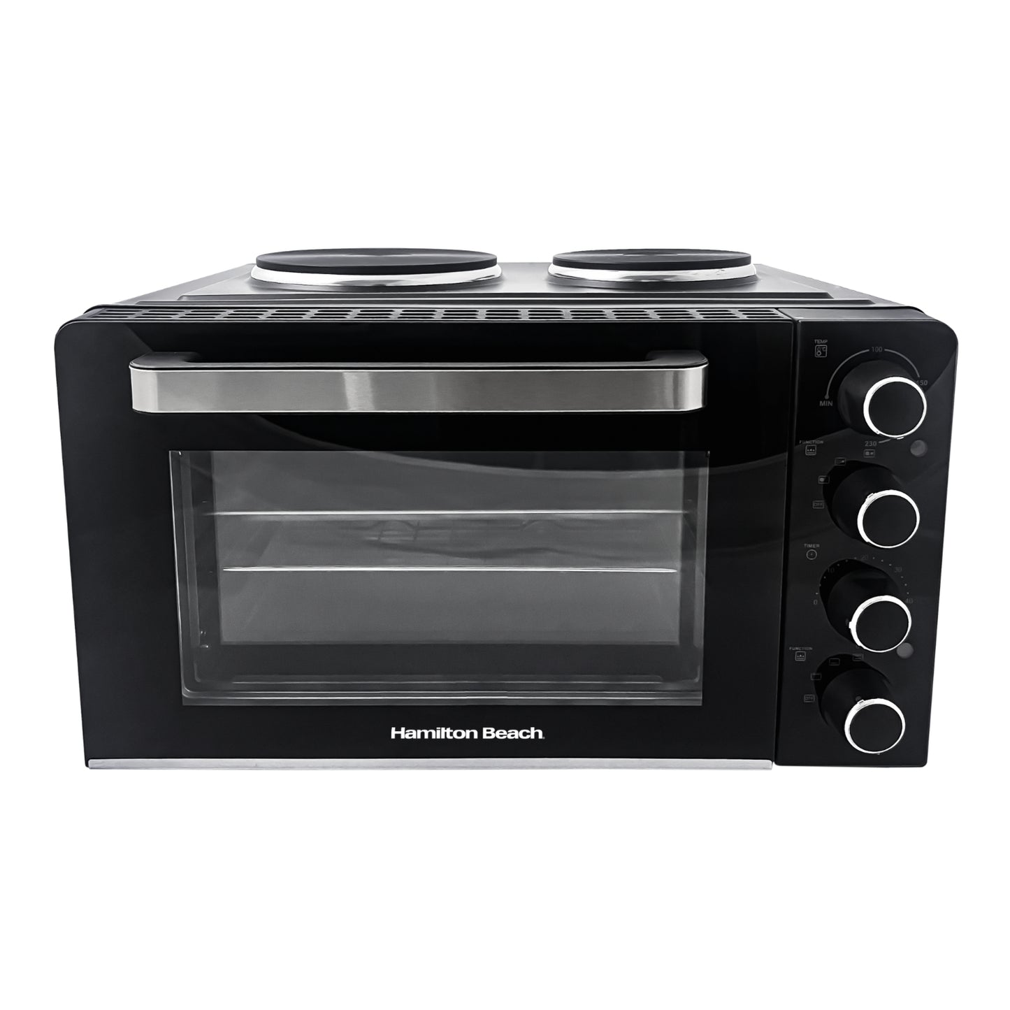 Hamilton Beach 28L Electric Oven With Double Hotplate