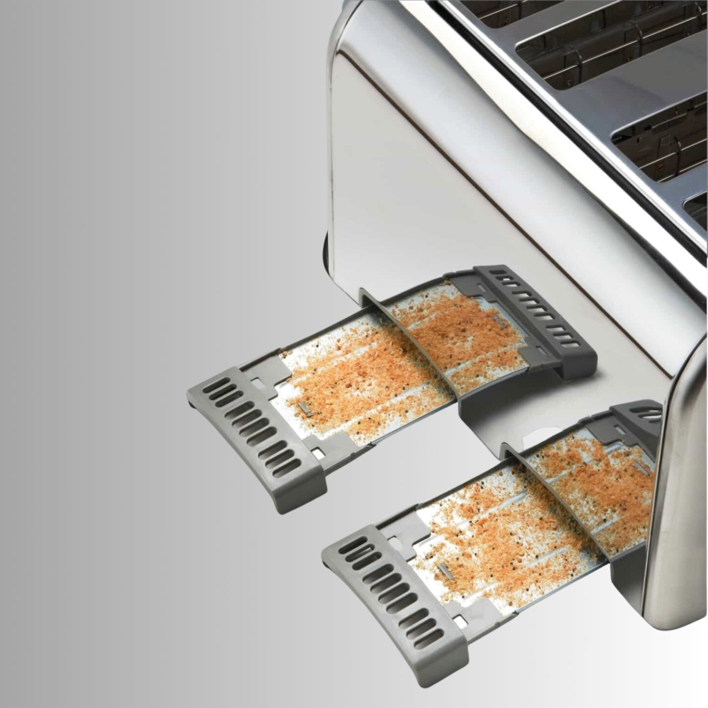 Hamilton Beach Rise Brushed And Polished Stainless Steel 4 Slice Toaster