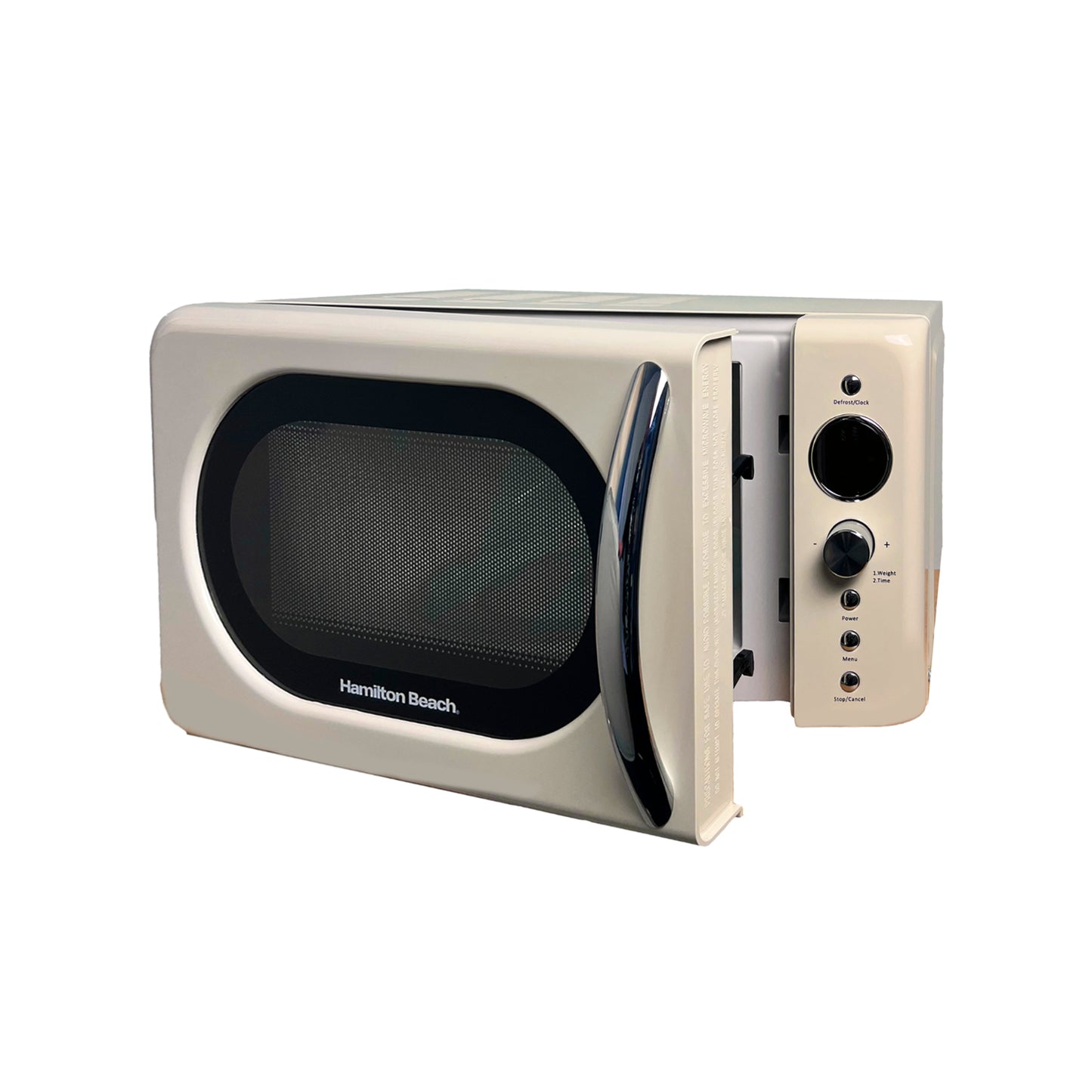 Hamilton Beach 20L 700W Cream Retro Microwave