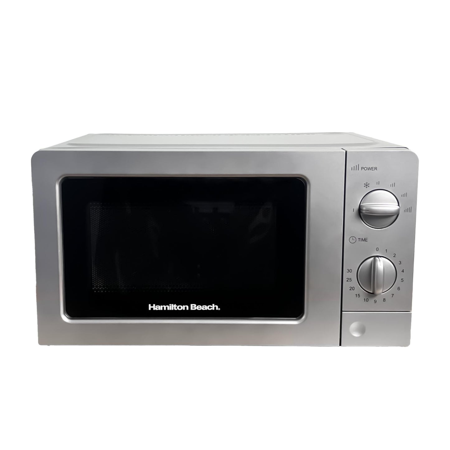 Hamilton Beach Silver 700W 20L Microwave With Glass Door