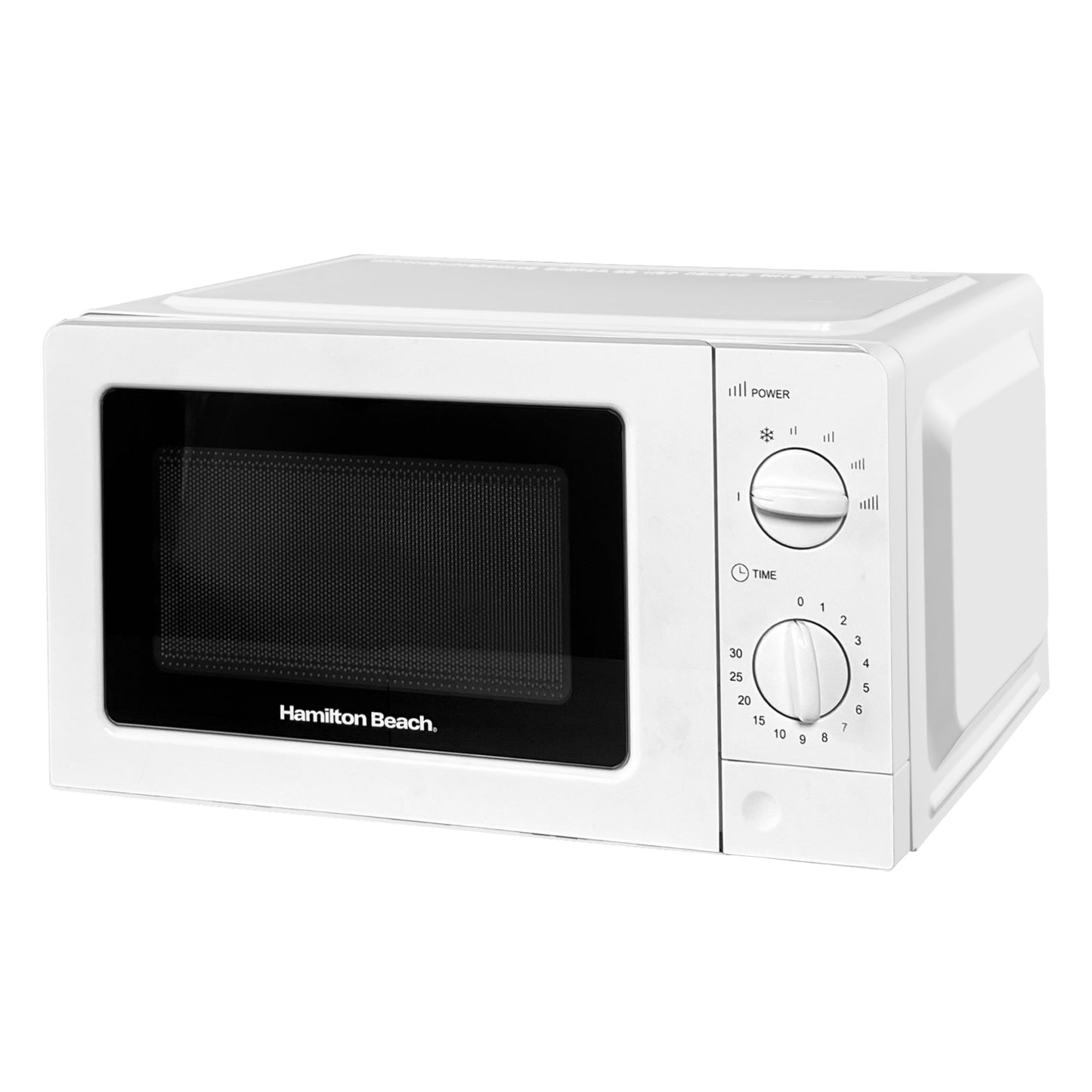 Hamilton Beach White 700W 20L Microwave With Glass Door