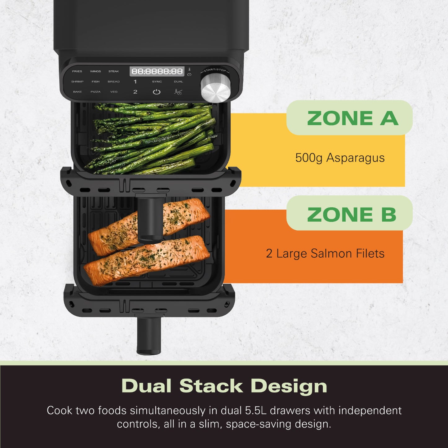Hamilton Beach XXL 11L Double Stack Air Fryer