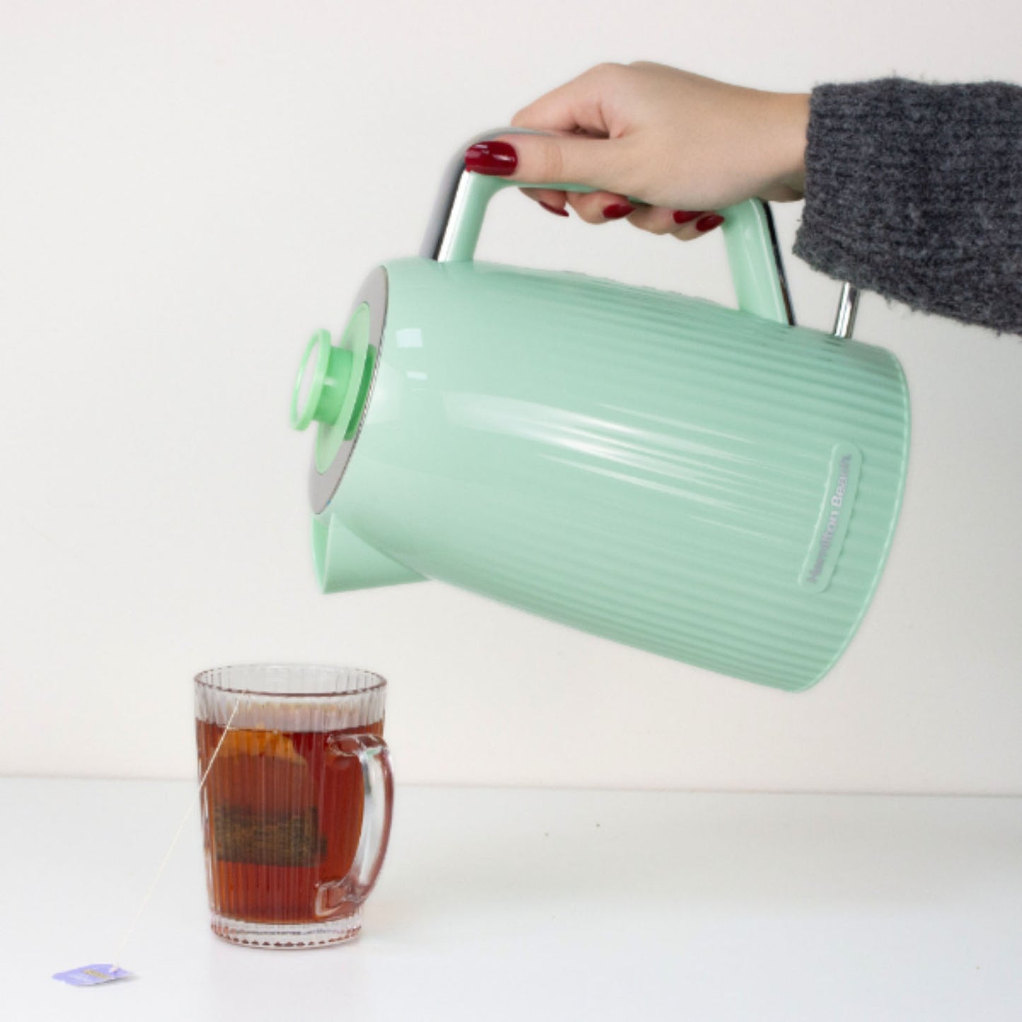 Miami Collection Hamilton Beach Mojito Green Kettle And Toaster Set