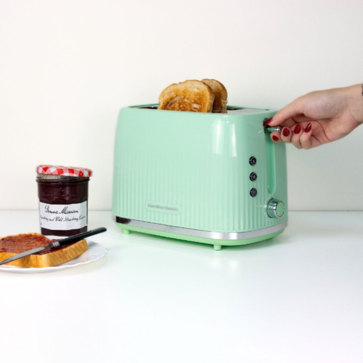 Miami Collection Hamilton Beach Mojito Green Kettle And Toaster Set