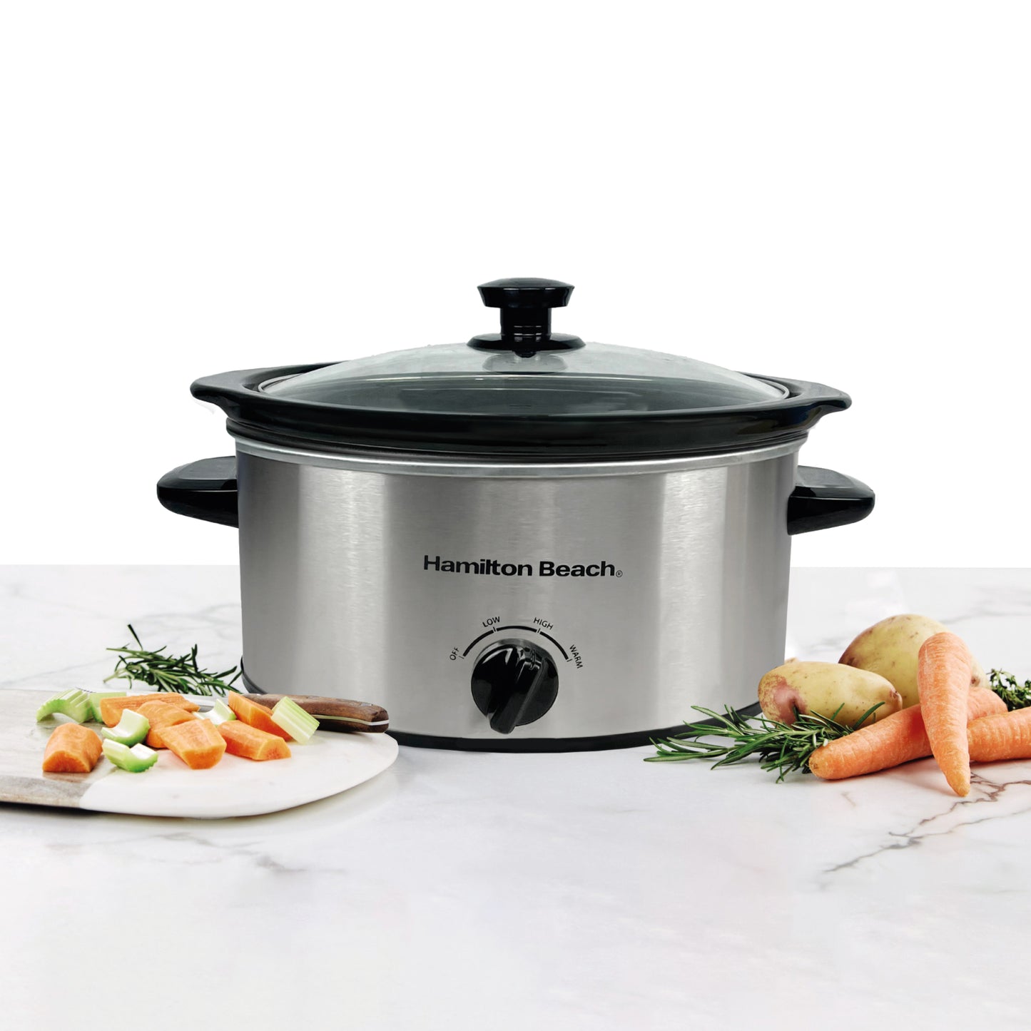 Hamilton Beach 3.5L Silver Slow Cooker