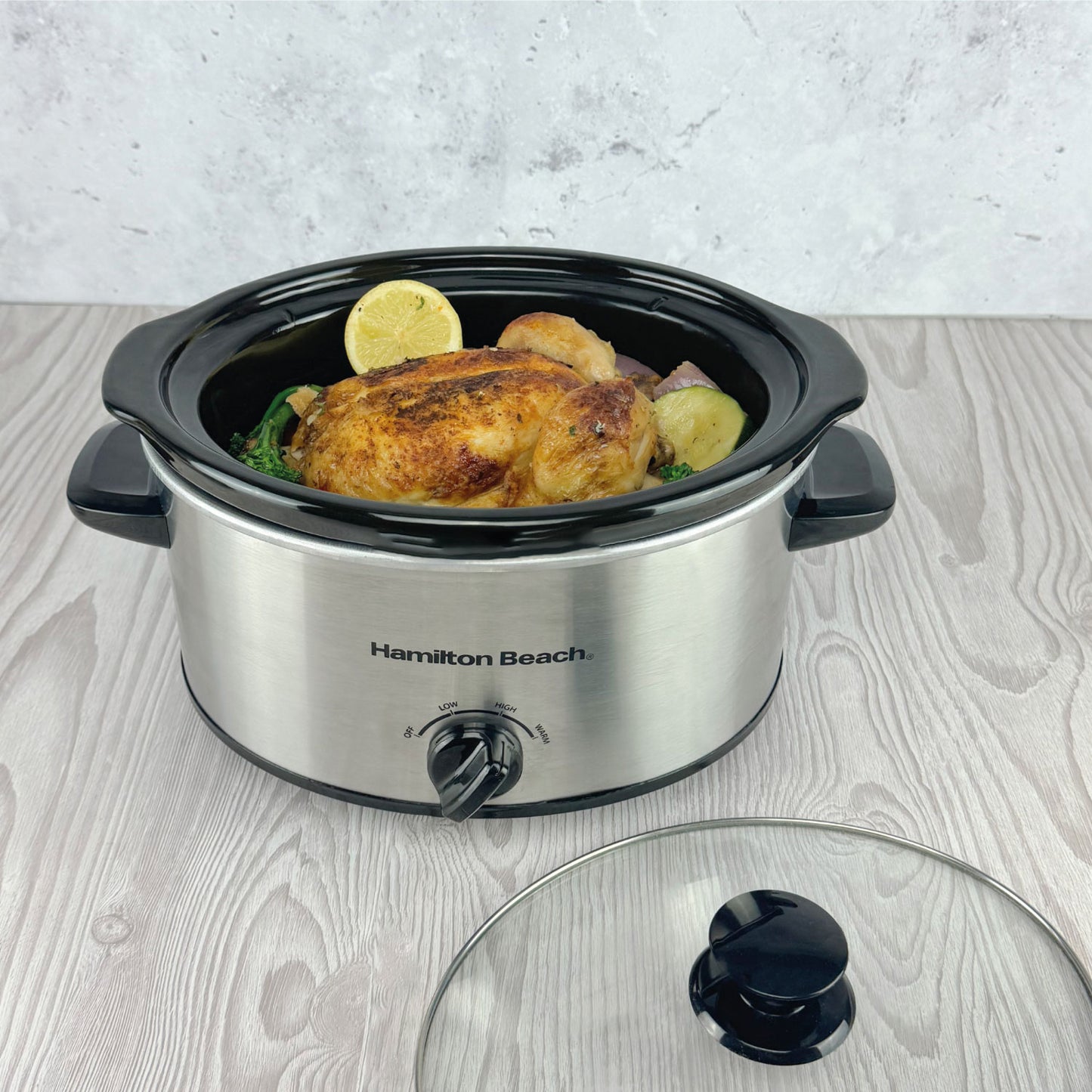 Hamilton Beach 3.5L Silver Slow Cooker