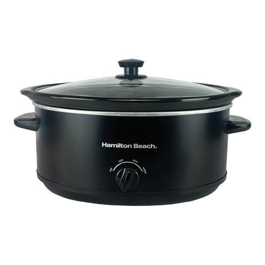 Hamilton Beach Black Slow Cooker 6.5L