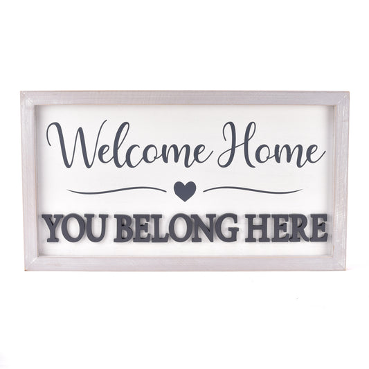 Welcome Home Wooden Wall Plaque