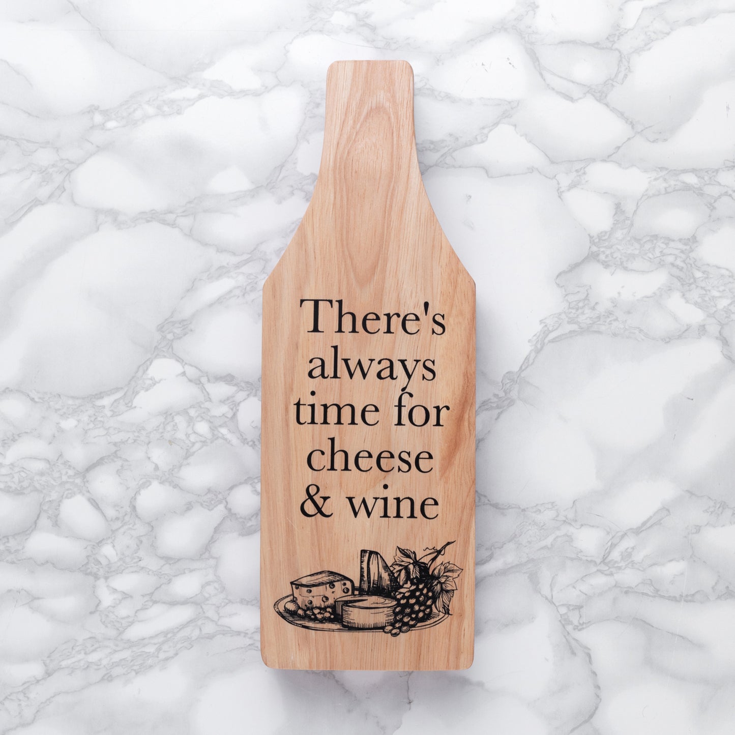 Cheese and Wine Gift Set in Wooden Case