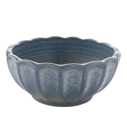 Hestia Blue Stoneware Bowls (Set of 4)