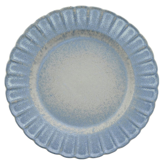 Hestia Blue Stoneware Plates (Set of 4)