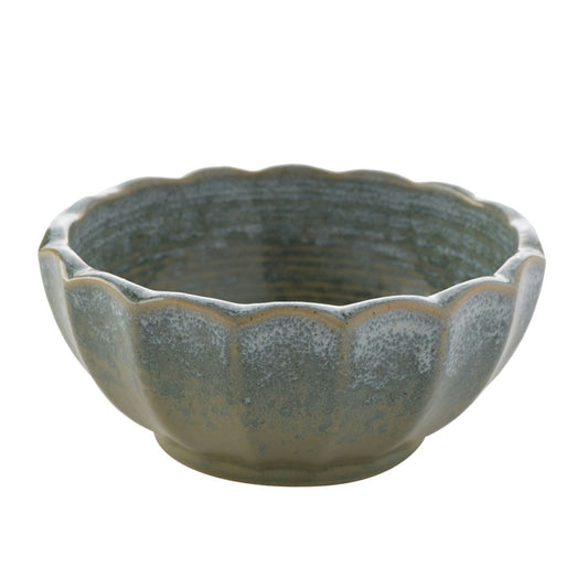 Hestia Green Stoneware Bowl (Set of 4)