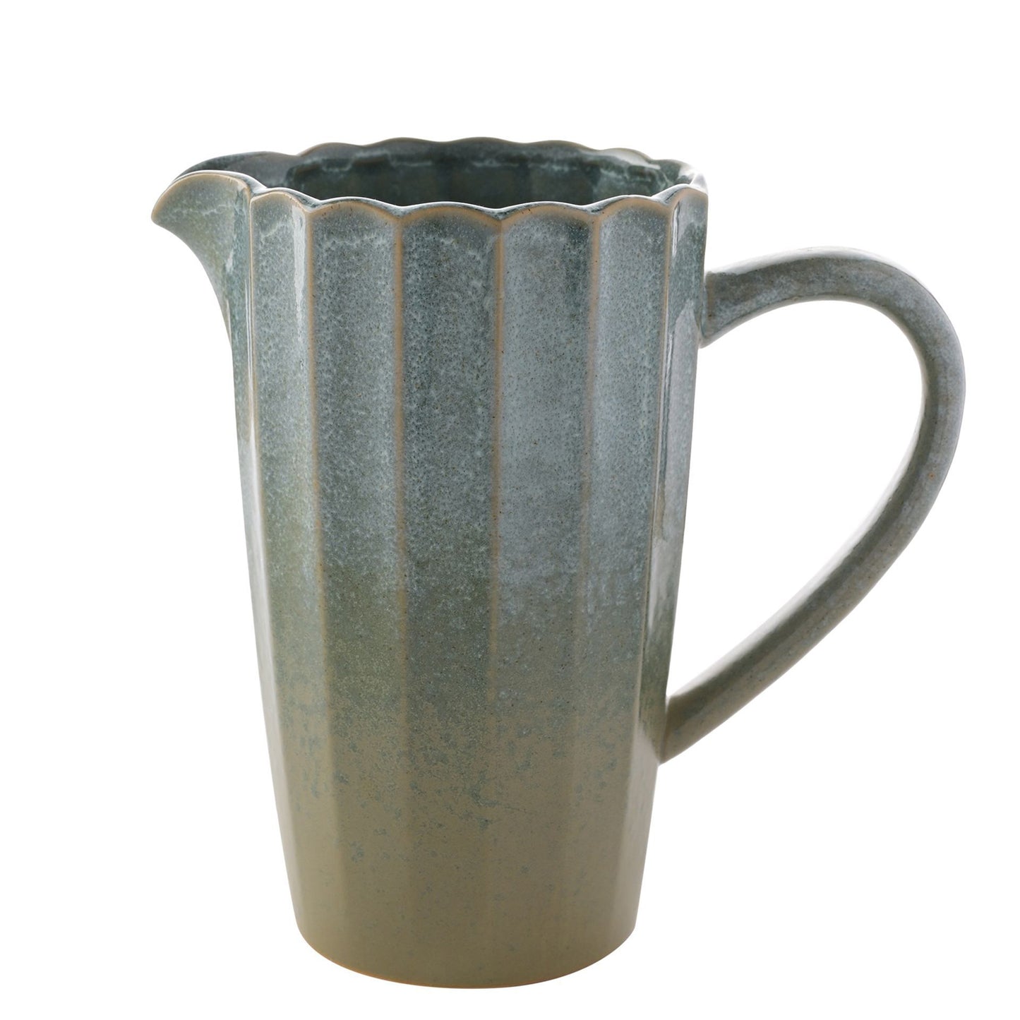 Hestia Green Stoneware Jug