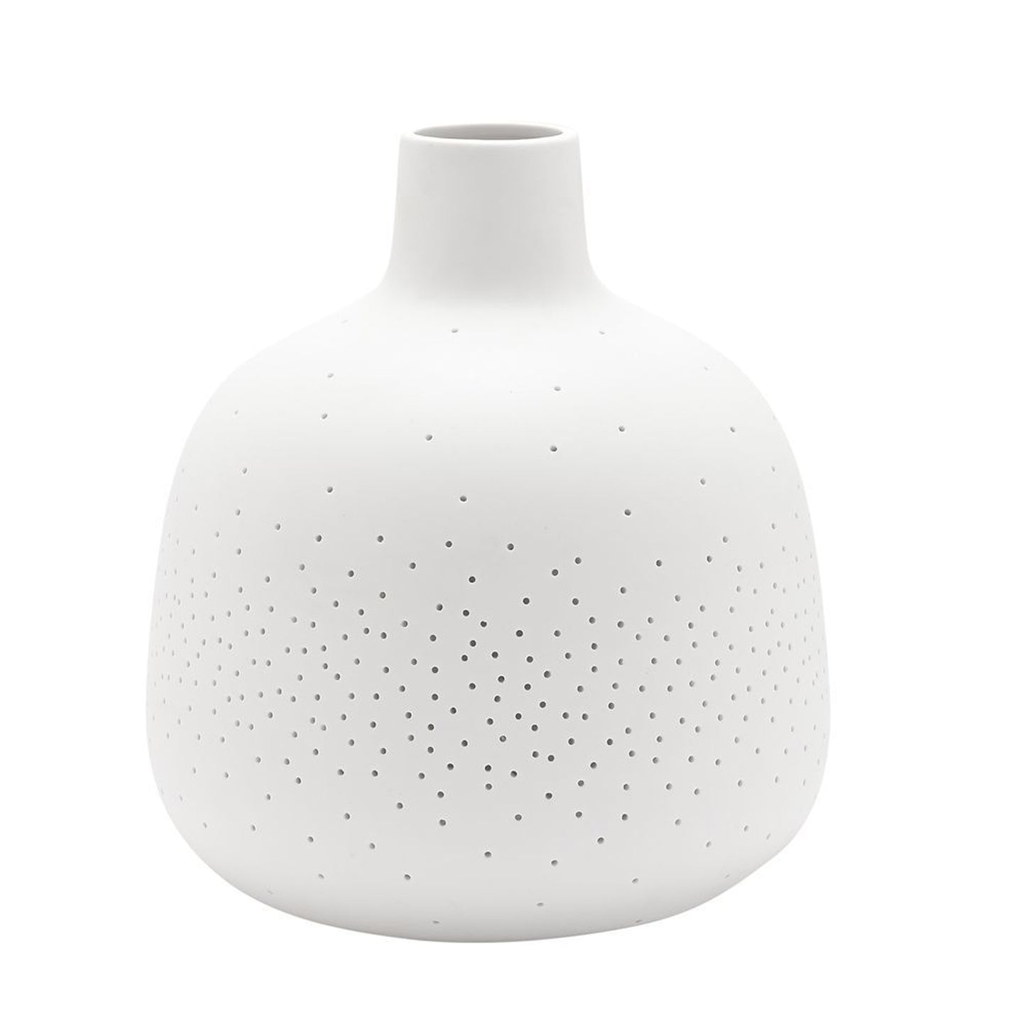 Hestia White Short Ceramic Table Lamp