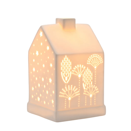 Hestia Floral House Ceramic Table Lamp