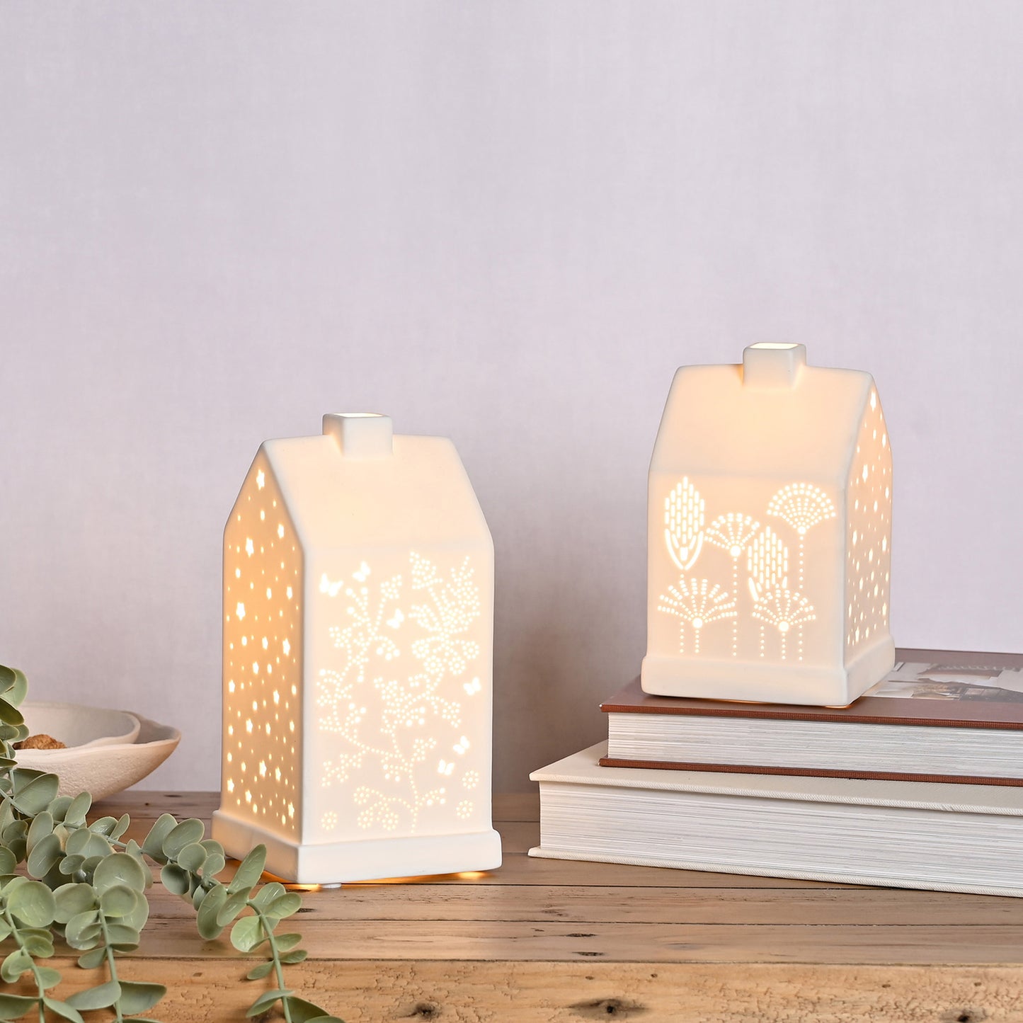 Hestia Floral House Ceramic Table Lamp