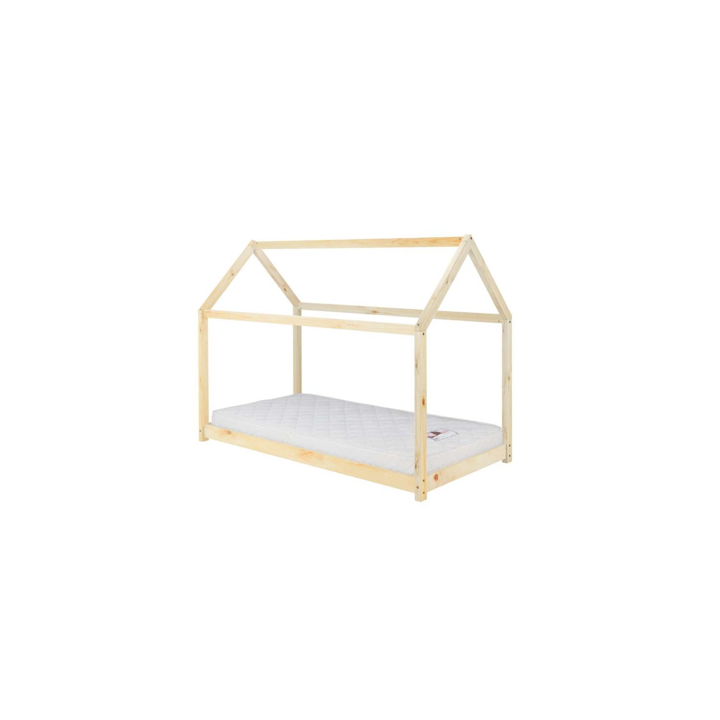 House Pine Novelty Single Bed Frame