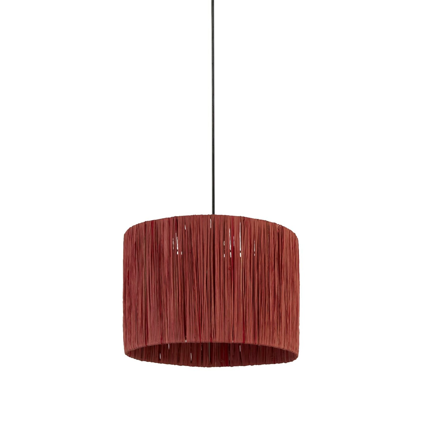 Red Raffia Light Shade (30cm)