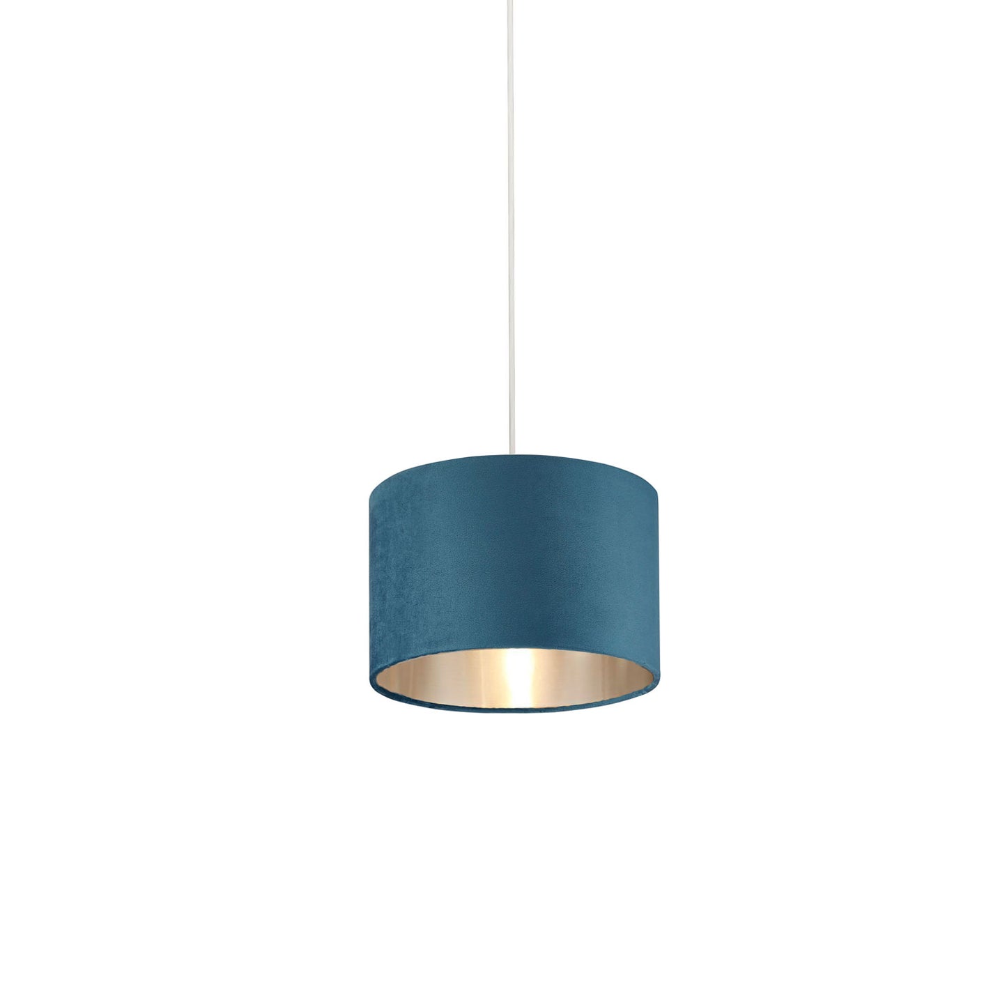 Teal Velvet Light Shade (27cm)