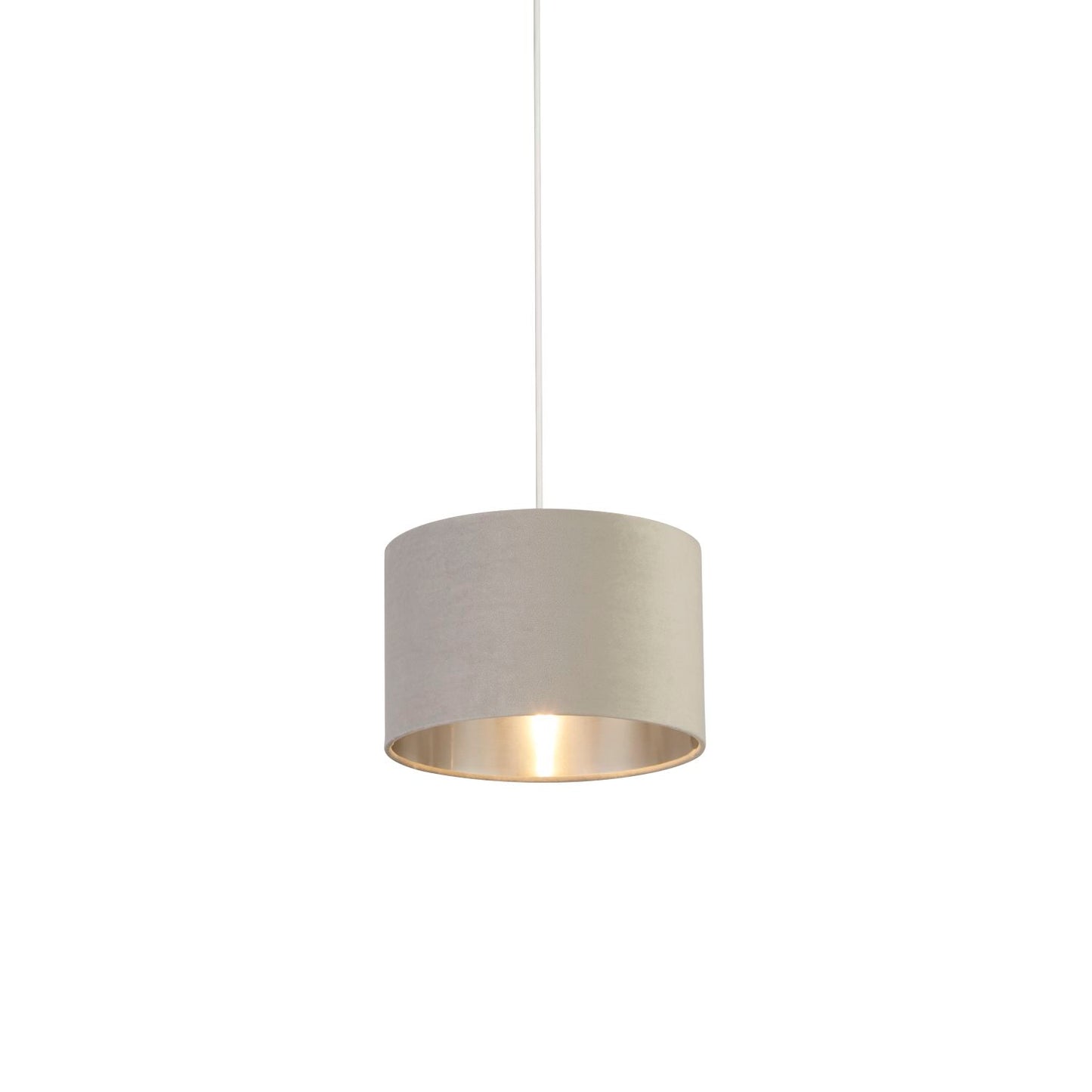 Grey Velvet Light Shade (27cm)