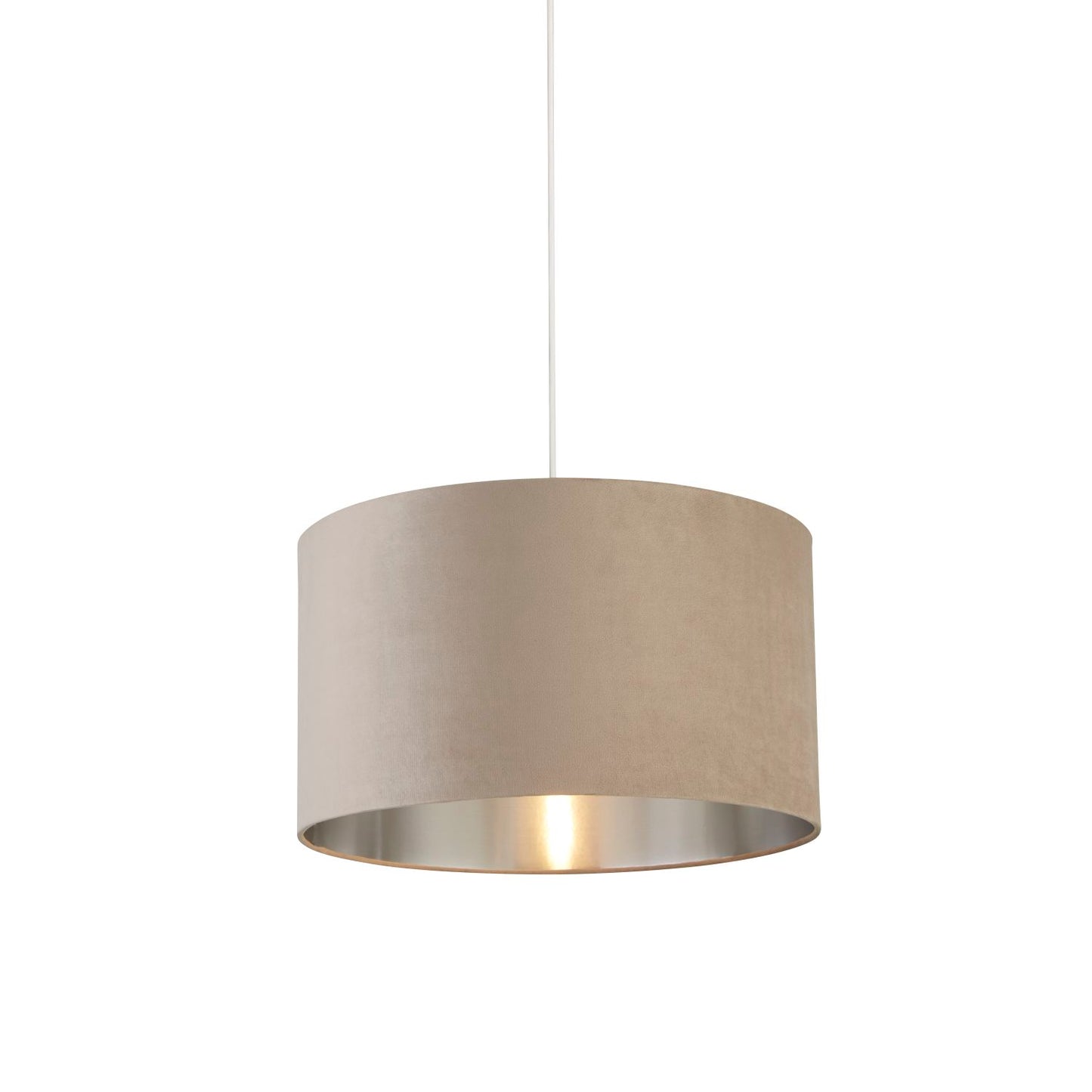 Taupe Velvet Light Shade (45cm)