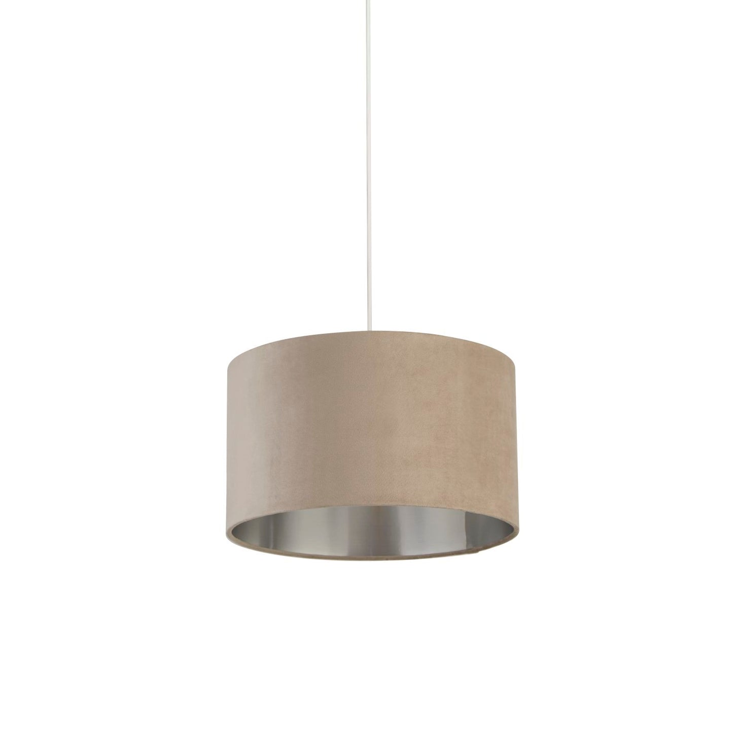 Taupe Velvet Light Shade (35cm)